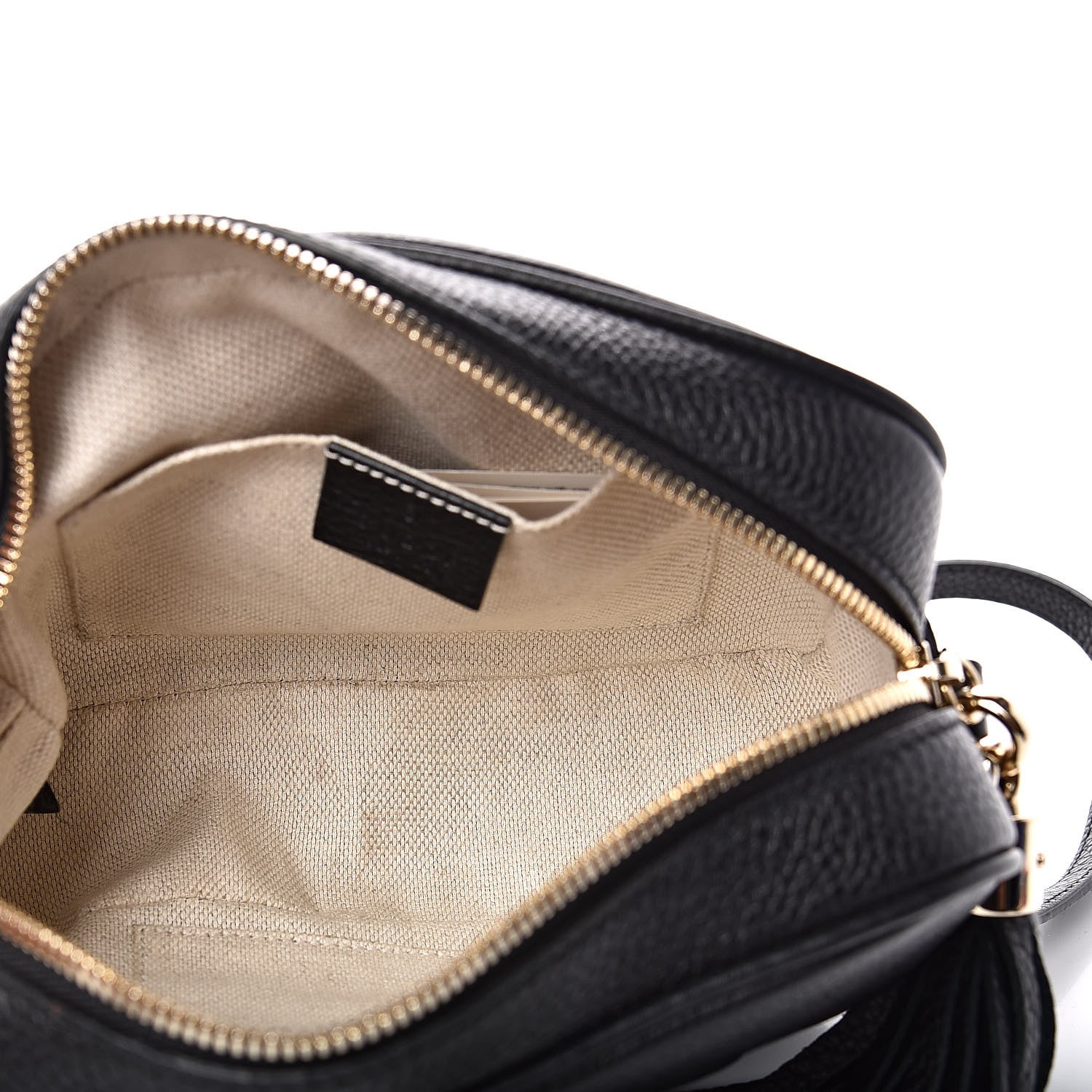 Gucci Pebbled Calfskin Small Soho Disco Bag Black 5 of 11