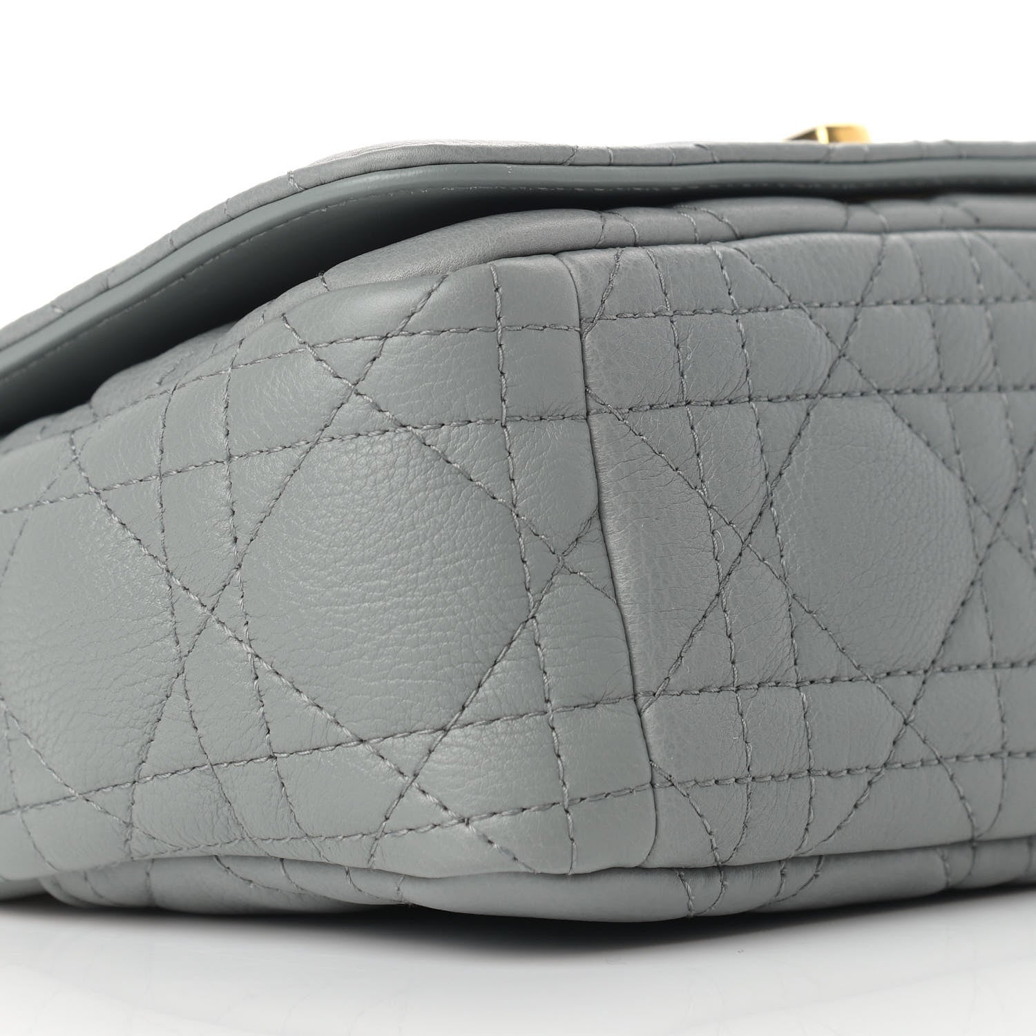 Christian Dior Calfskin Cannage Small Caro Bag Grey 8 of 11