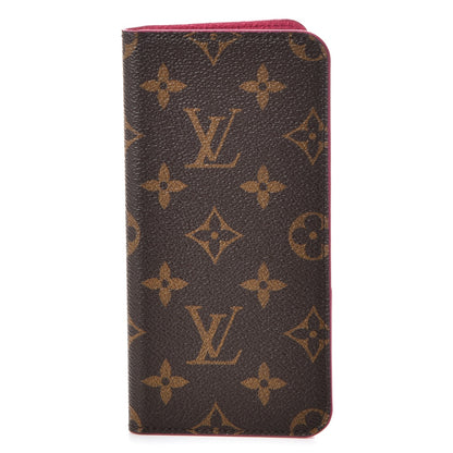 Louis Vuitton Monogram iPhone 7/8 Plus Folio Case Pink 1 of 7