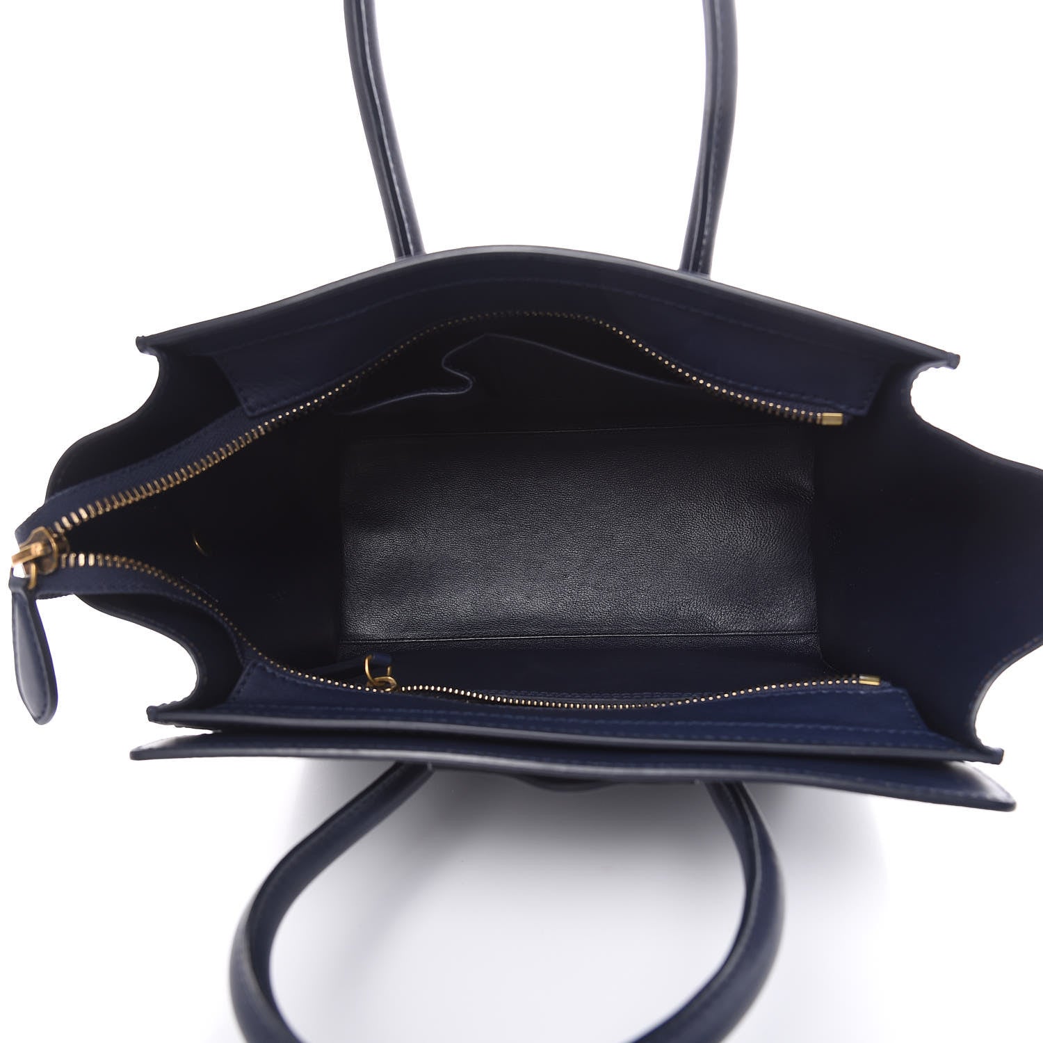 Celine Smooth Calfskin Micro Luggage Navy Blue 5 of 17