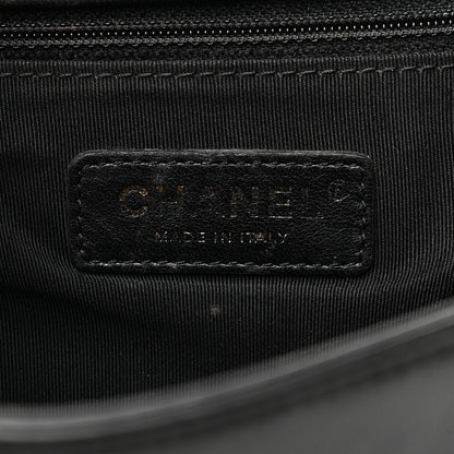Chanel Lambskin Quilted Large Boy Flap Black 6 of 10