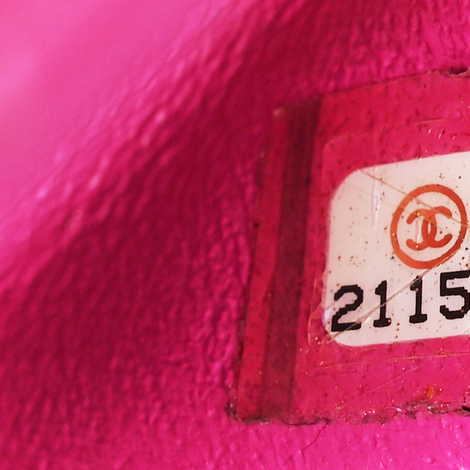 Chanel Lambskin Chevron Quilted Mini Square Flap Fuchsia 8 of 12