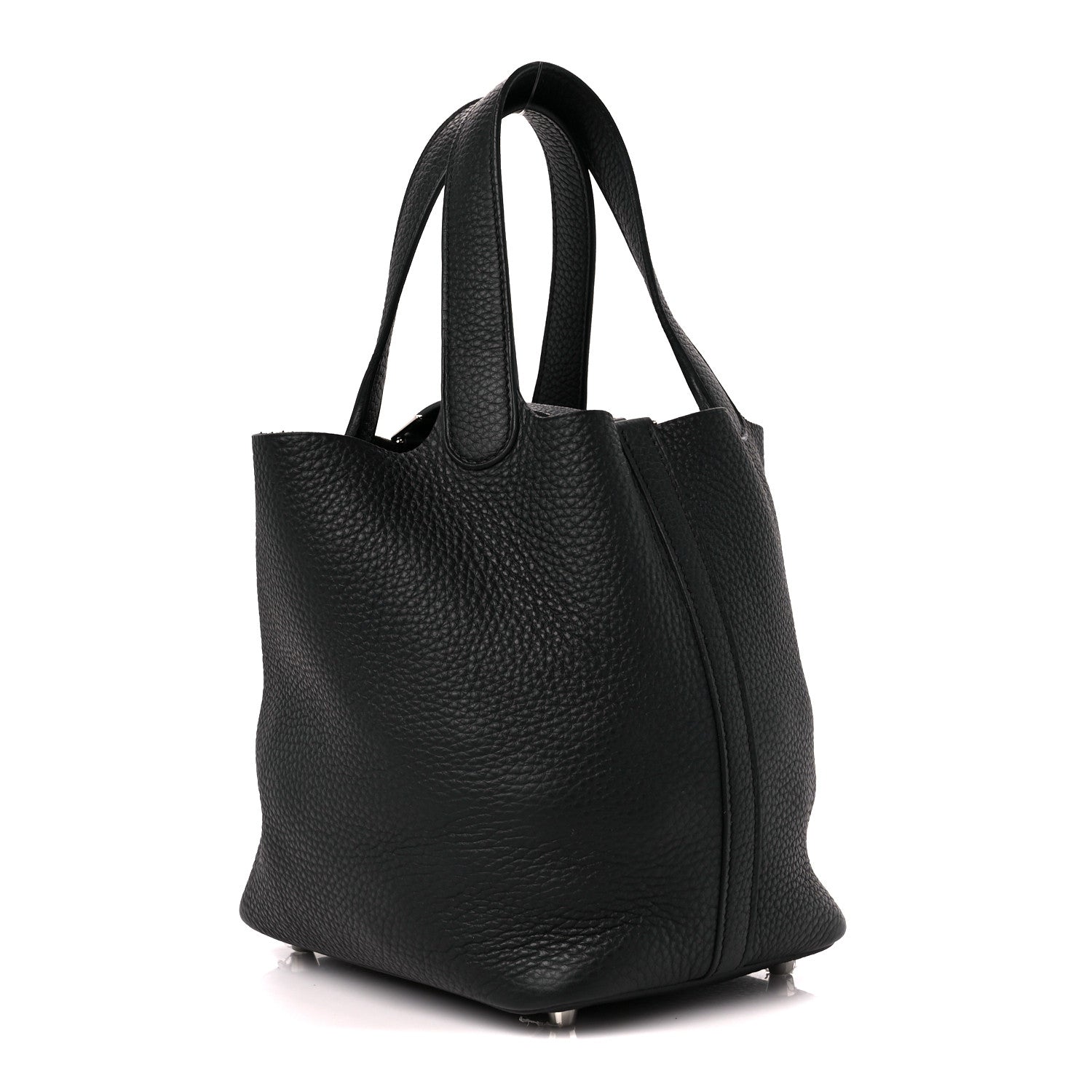 Hermes Taurillon Clemence Picotin Lock 18 PM Black 4 of 10