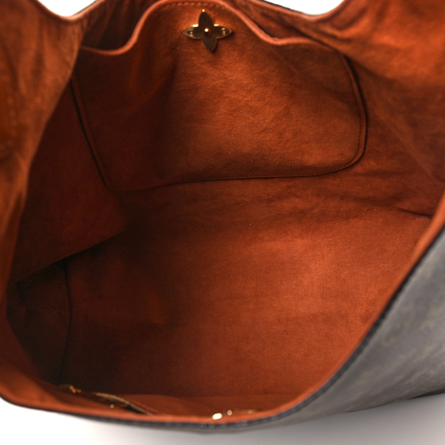 Monogram Flower Hobo Beige