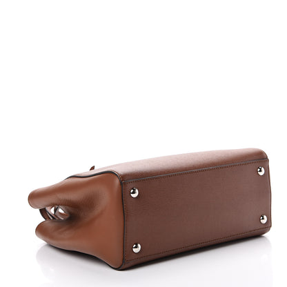 Fendi Vitello Elite Petite 2Jours Tote Walnut 3 of 9