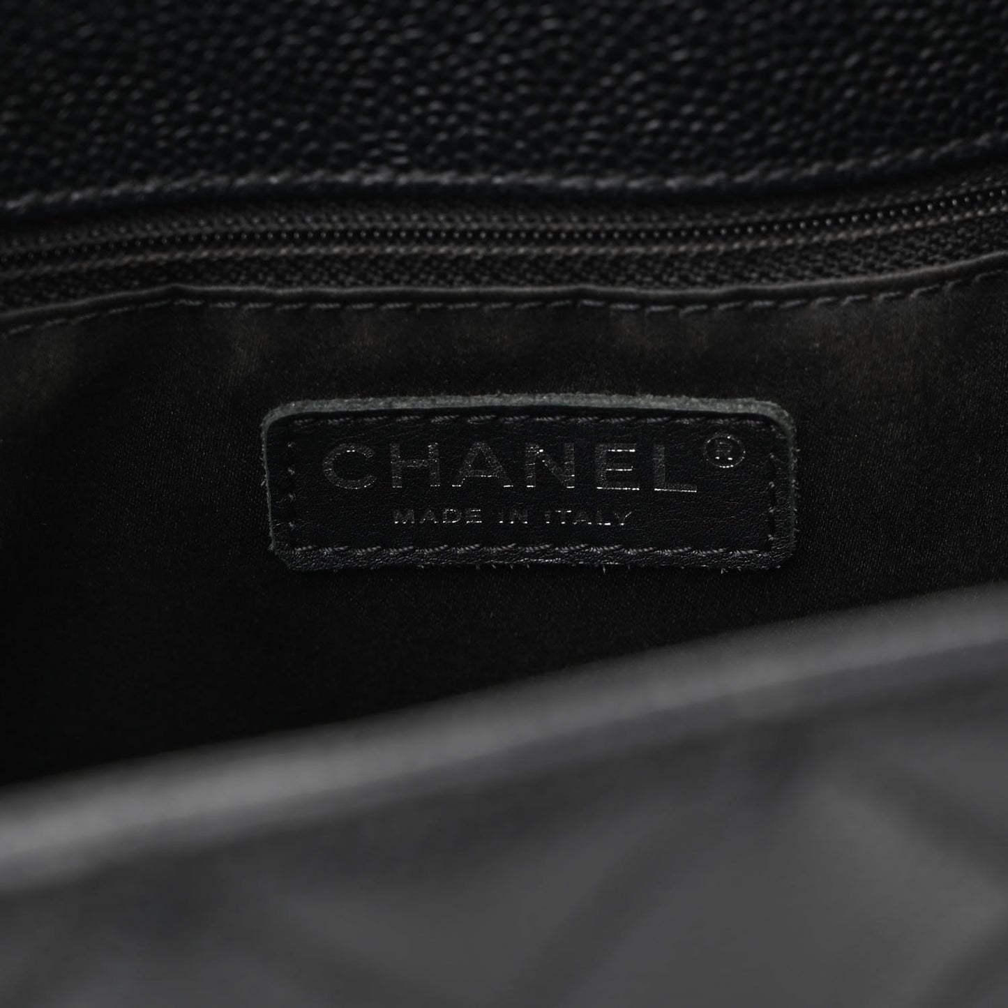 Caviar Quilted Grand Shopping Tote GST Black