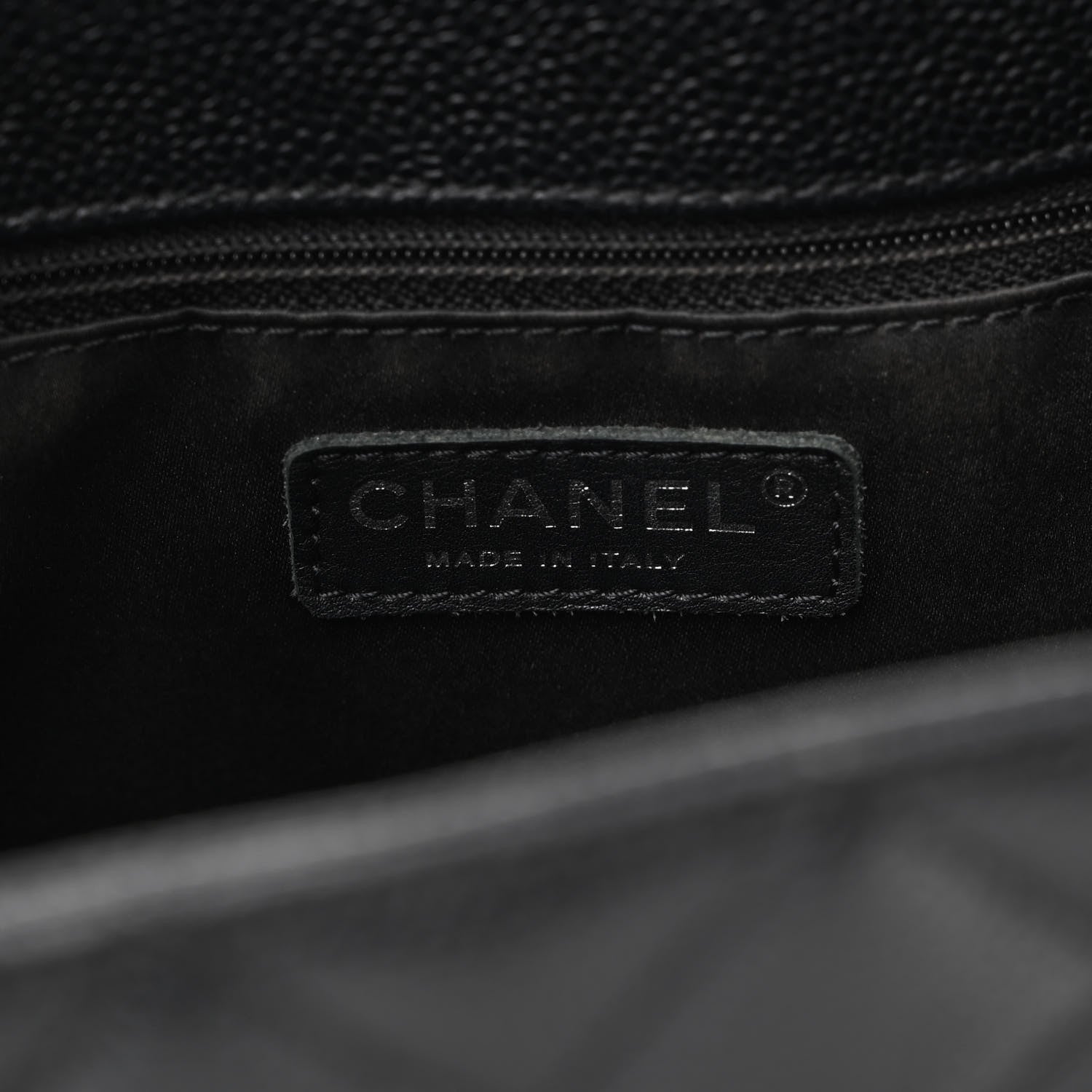 Chanel Caviar Quilted Grand Shopping Tote GST Black 6 of 10