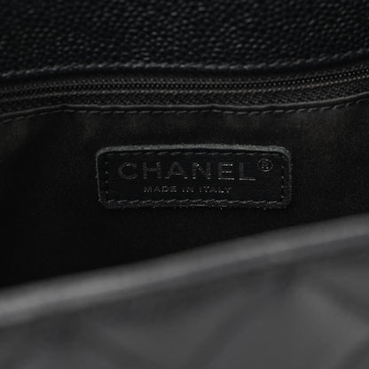 Chanel Caviar Quilted Grand Shopping Tote GST Black 6 of 10