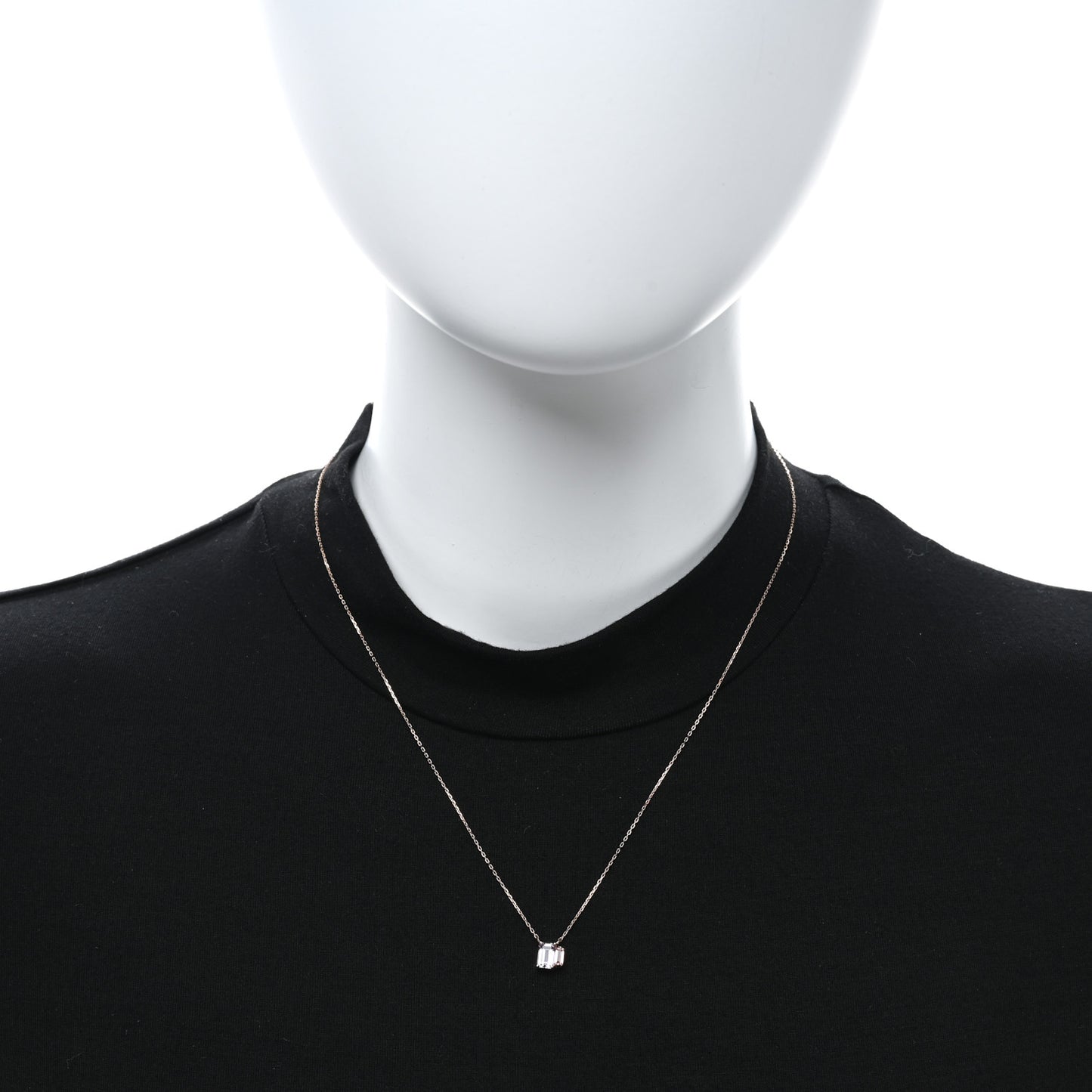 14K Rose Gold Amethyst Pink Topaz Pendant Necklace