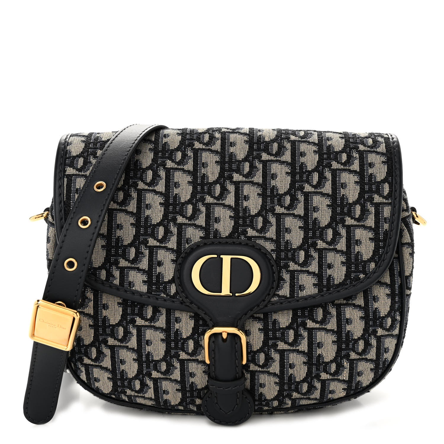 Christian Dior Oblique Medium Bobby Flap Blue 1 of 11