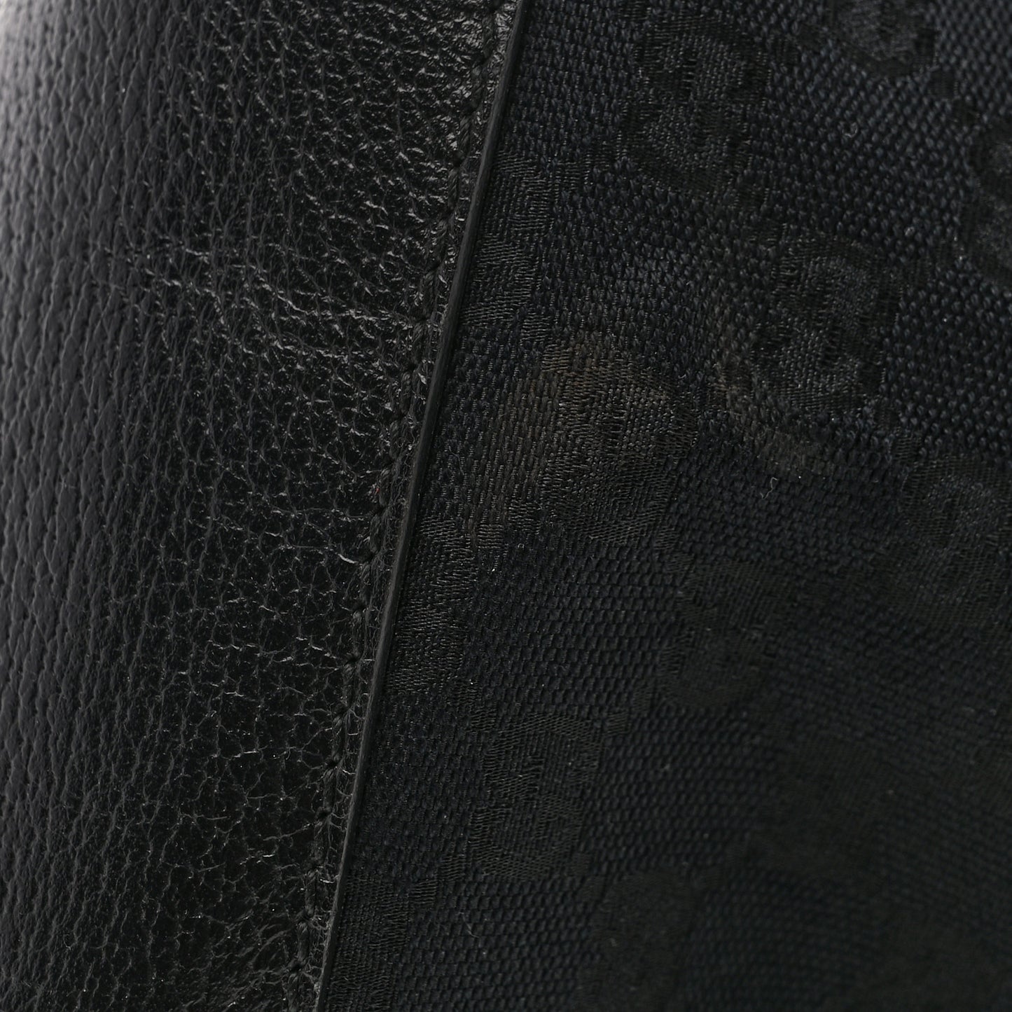 GG Monogram Web Duffle Bag  Black