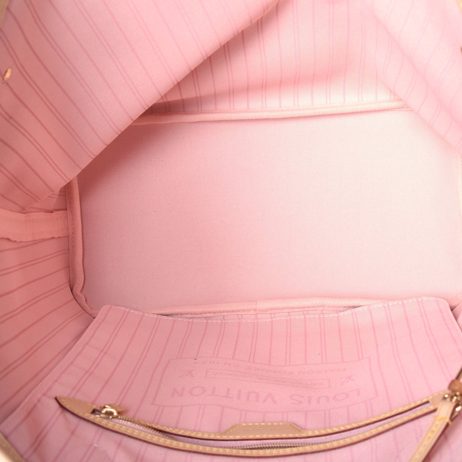 Louis Vuitton Damier Azur Neo Neverfull MM Rose Ballerine 5 of 9