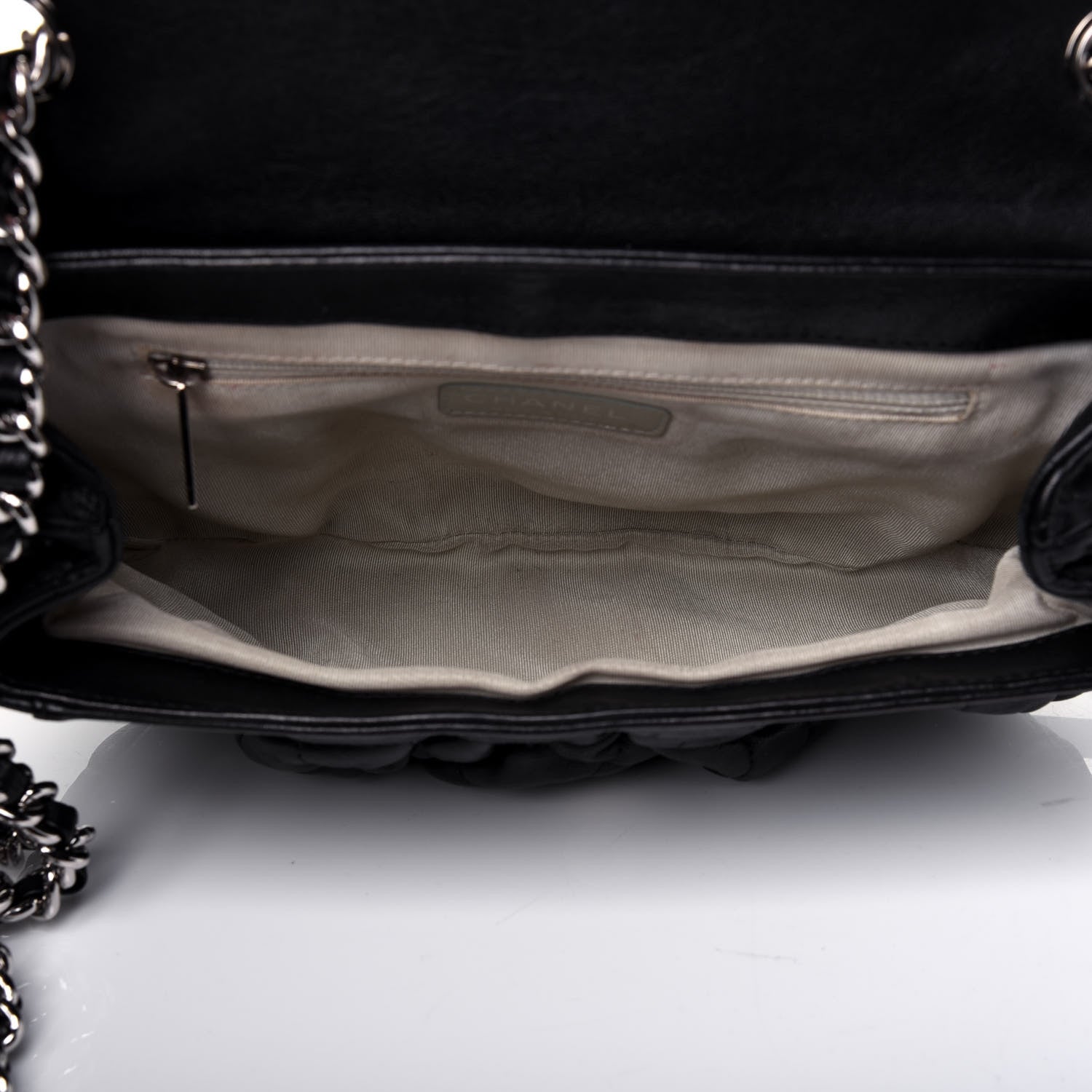Chanel Washed Lambskin Quilted Mini Chain Around Flap Black 5 of 12