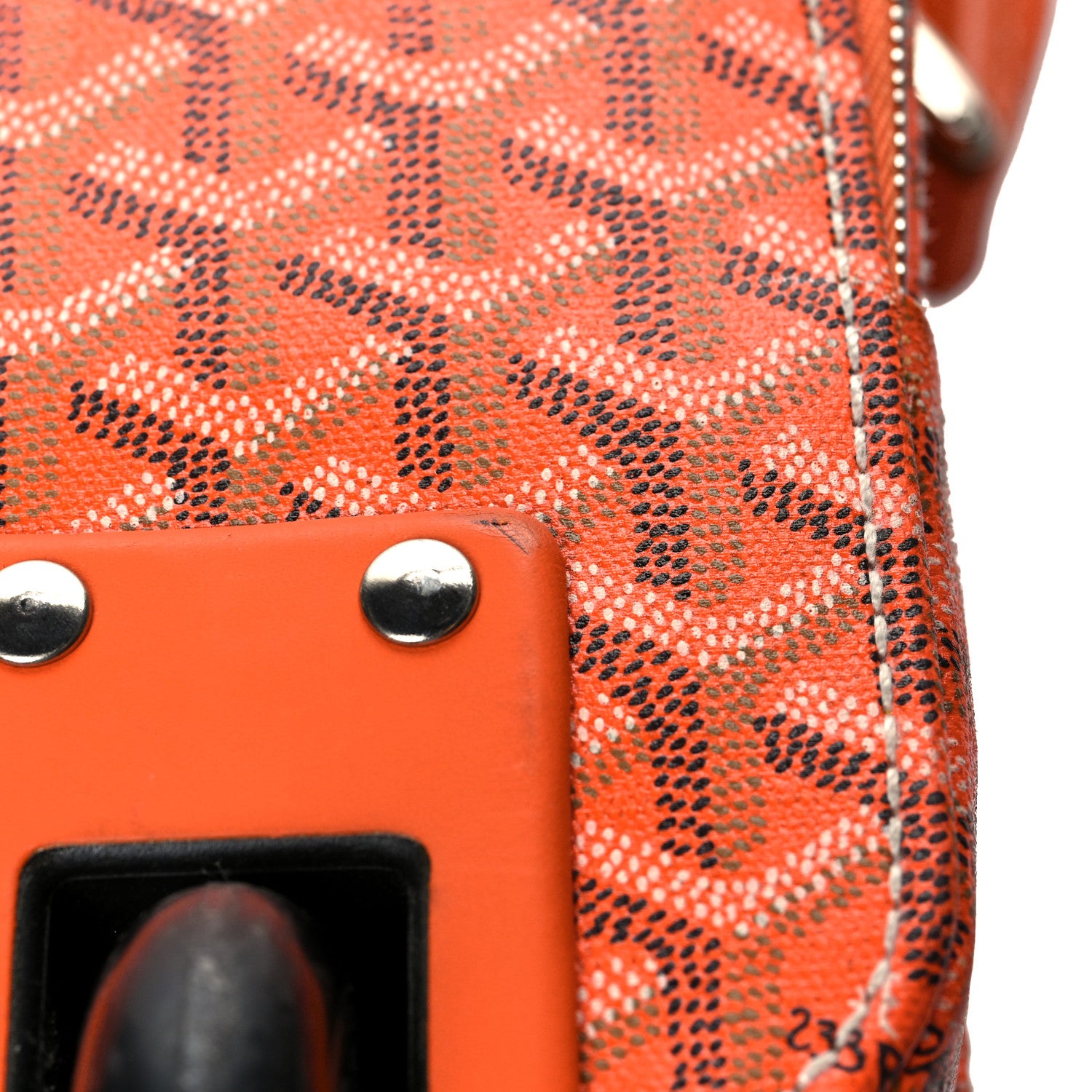 Goyard Goyardine Rolling Suitcase Trolley PM Orange 24 of 25