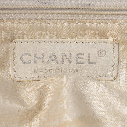 Chanel Caviar Square Stitched Bowler White 8 of 11