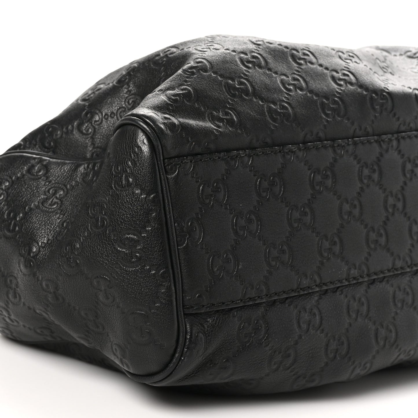Guccissima Medium Sukey Tote Black