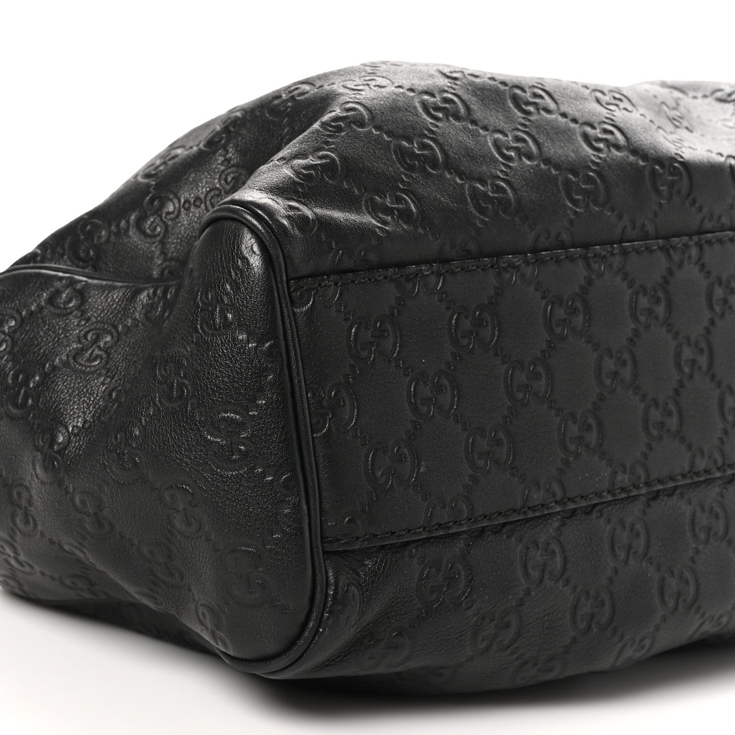 Gucci Guccissima Medium Sukey Tote Black 9 of 11