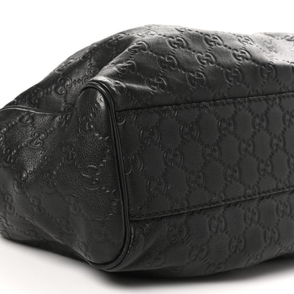 Gucci Guccissima Medium Sukey Tote Black 9 of 11