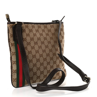 Gucci Monogram Web Jolicoeur Charms Messenger Dark Brown 3 of 11