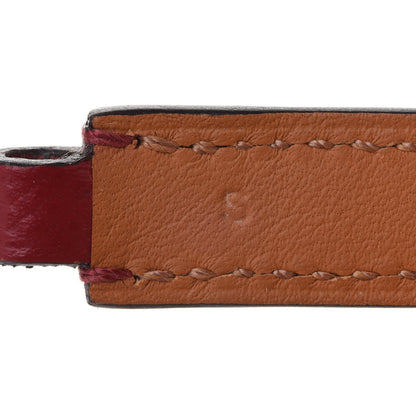 Hermes Epsom Rivale Double Tour Bracelet S Rouge Grenat 4 of 7