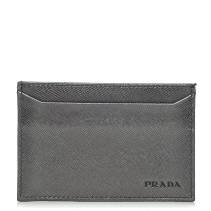 Prada Saffiano Card Case Grey 1 of 7