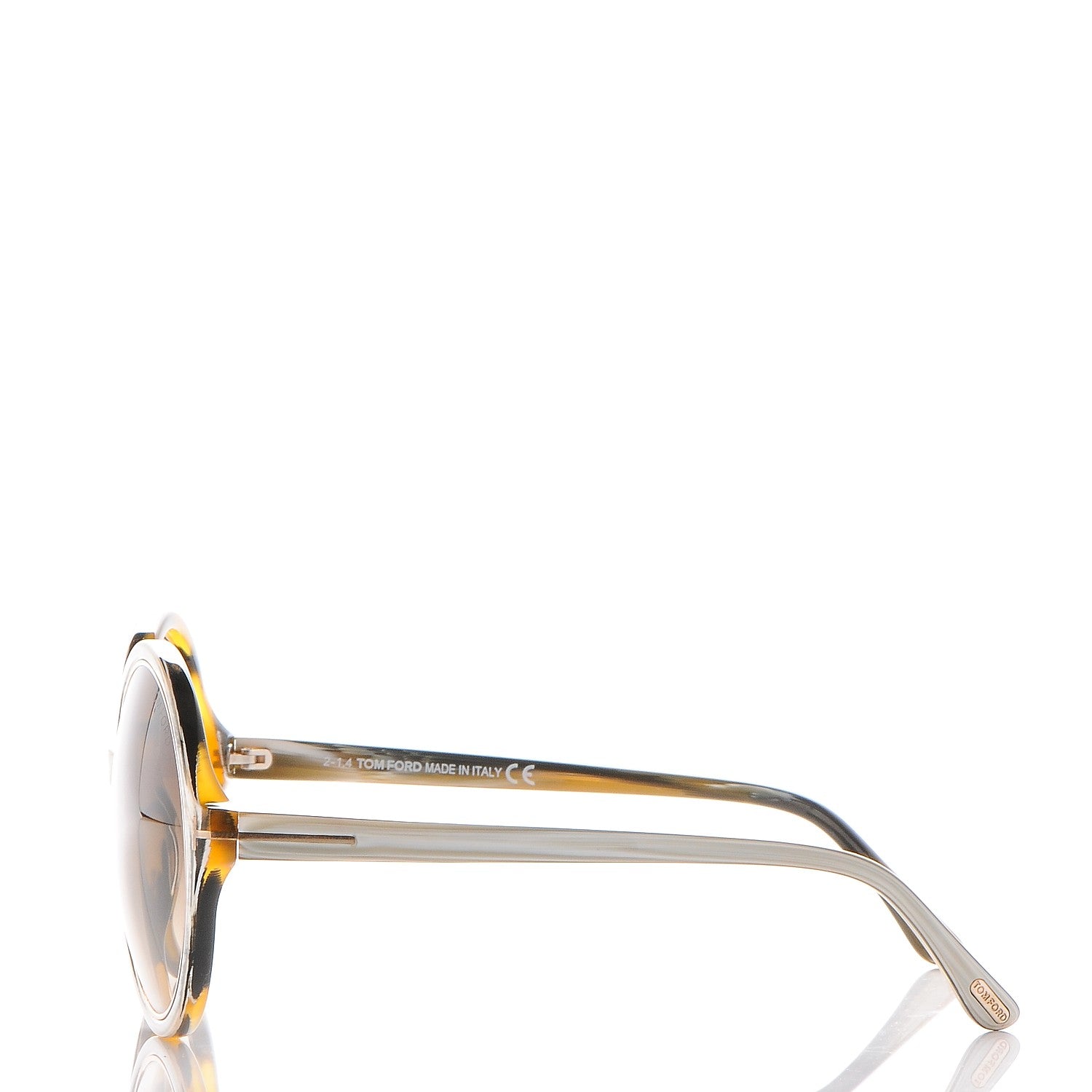 Tom Ford Carrie Sunglasses TF268 Grey Horn 3 of 7