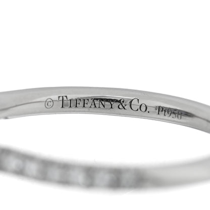 Tiffany Platinum Diamond Tanzanite Soleste Cushion Cut Ring 51 5.75 4 of 5