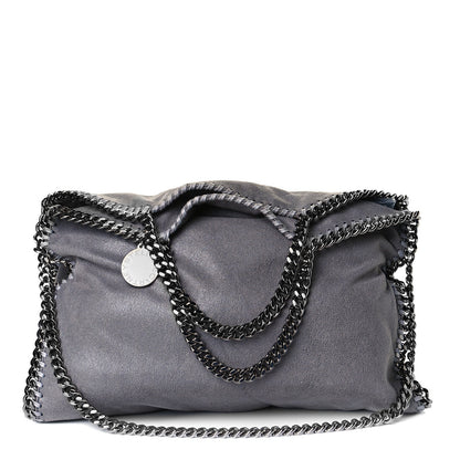 Stella McCartney Shaggy Deer Falabella Fold Over Tote Grey 1 of 12