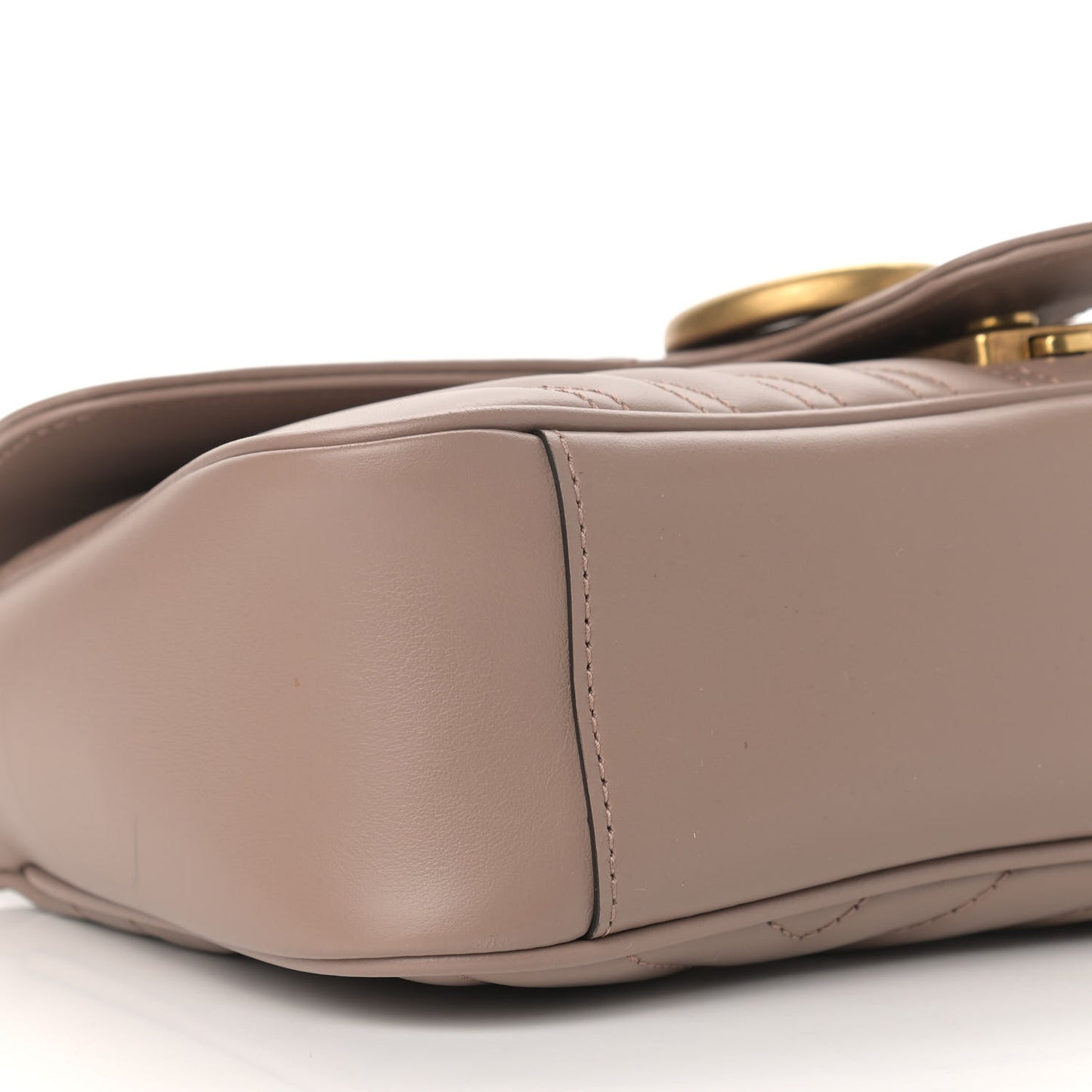 Calfskin Matelasse Small GG Marmont Shoulder Bag Porcelain Rose