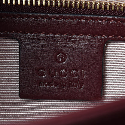 Gucci Suede Medium Arli Flap Shoulder Bag Vintage Bordeaux 8 of 16