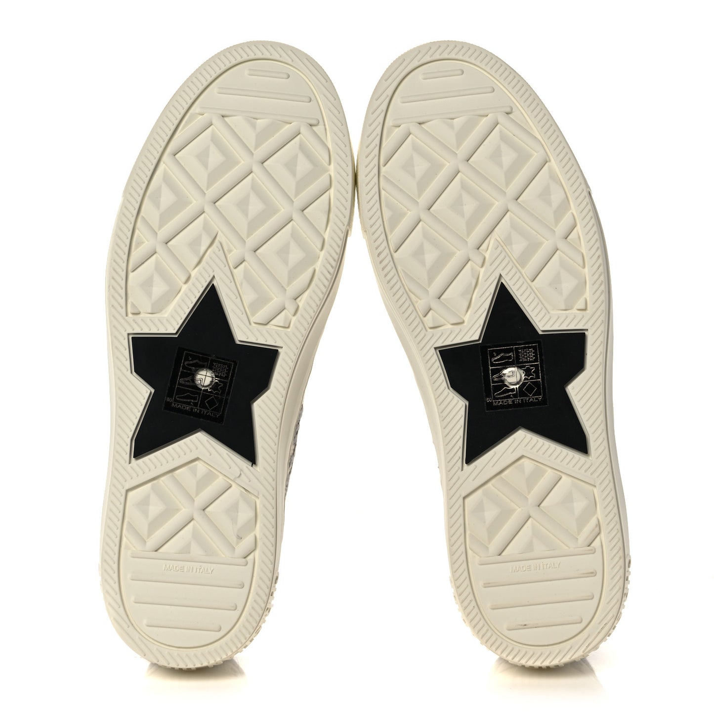 Canvas Oblique Walk'N'Dior Low Top Sneakers 37 Grey Stone