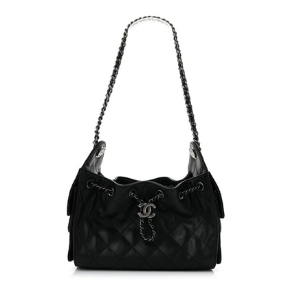 Chanel Caviar Quilted Mini Chanel 25 Handbag Black 1 of 9