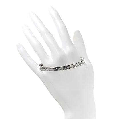 Hermes Enamel Printed Vagues Maillons Bangle 62 2 of 7