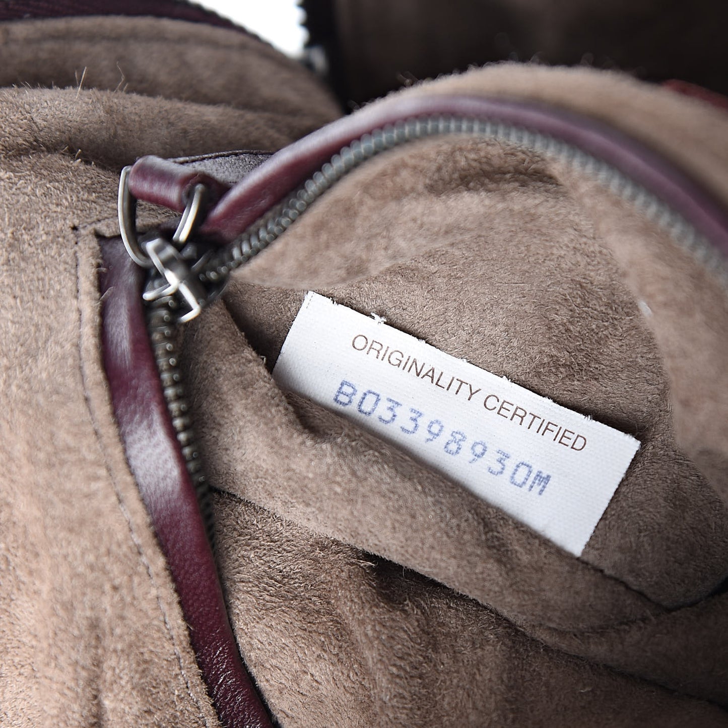 Nappa Intrecciato Nodini Crossbody Messenger Aubergine