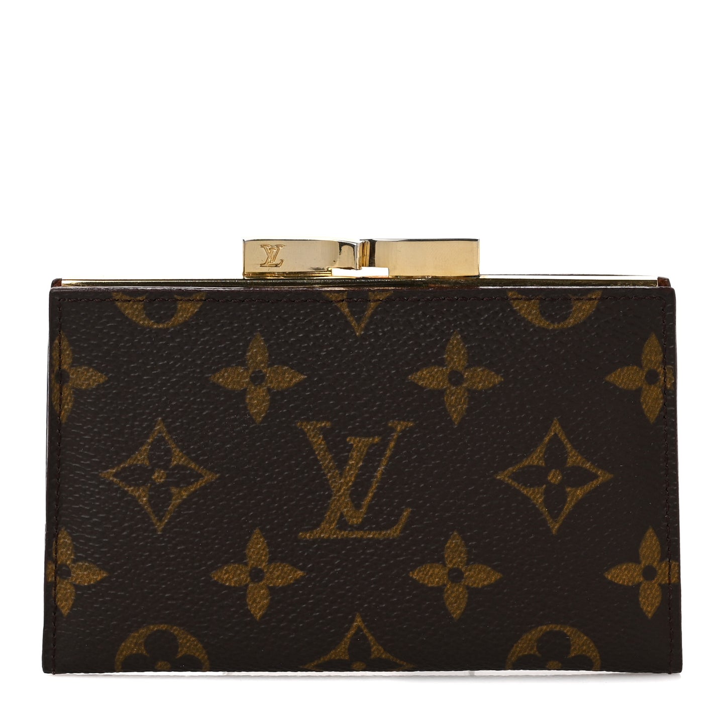 Monogram French Kiss Lock Coin Purse