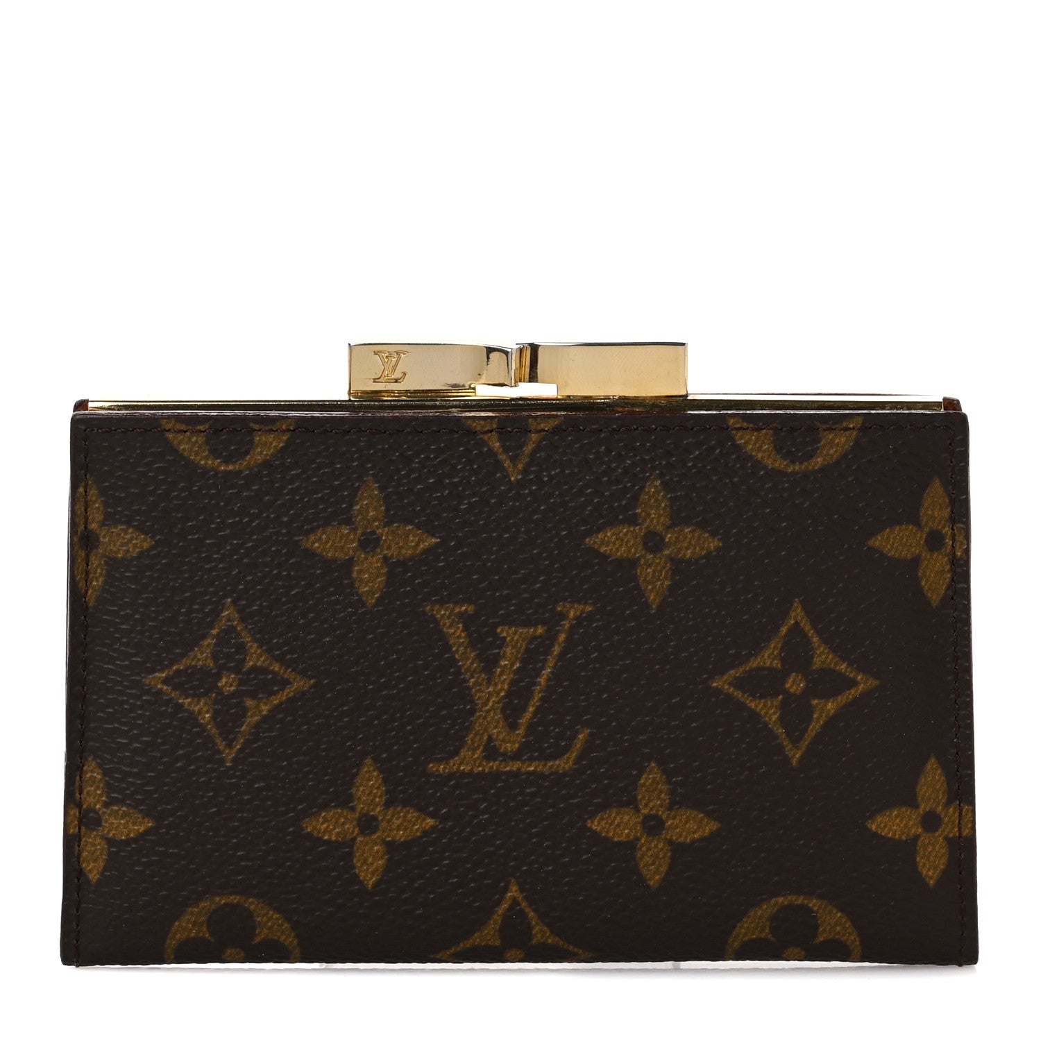 Louis Vuitton Monogram French Kiss Lock Coin Purse 1 of 7