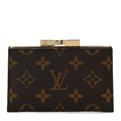 Louis Vuitton Monogram French Kiss Lock Coin Purse 1 of 7