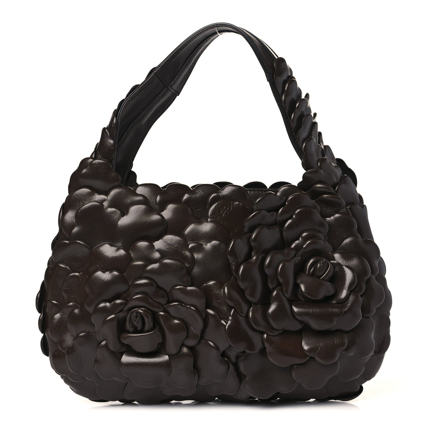 Valentino Garavani Nappa Atelier 03 Rose Edition Small Hobo Brown 1 of 8