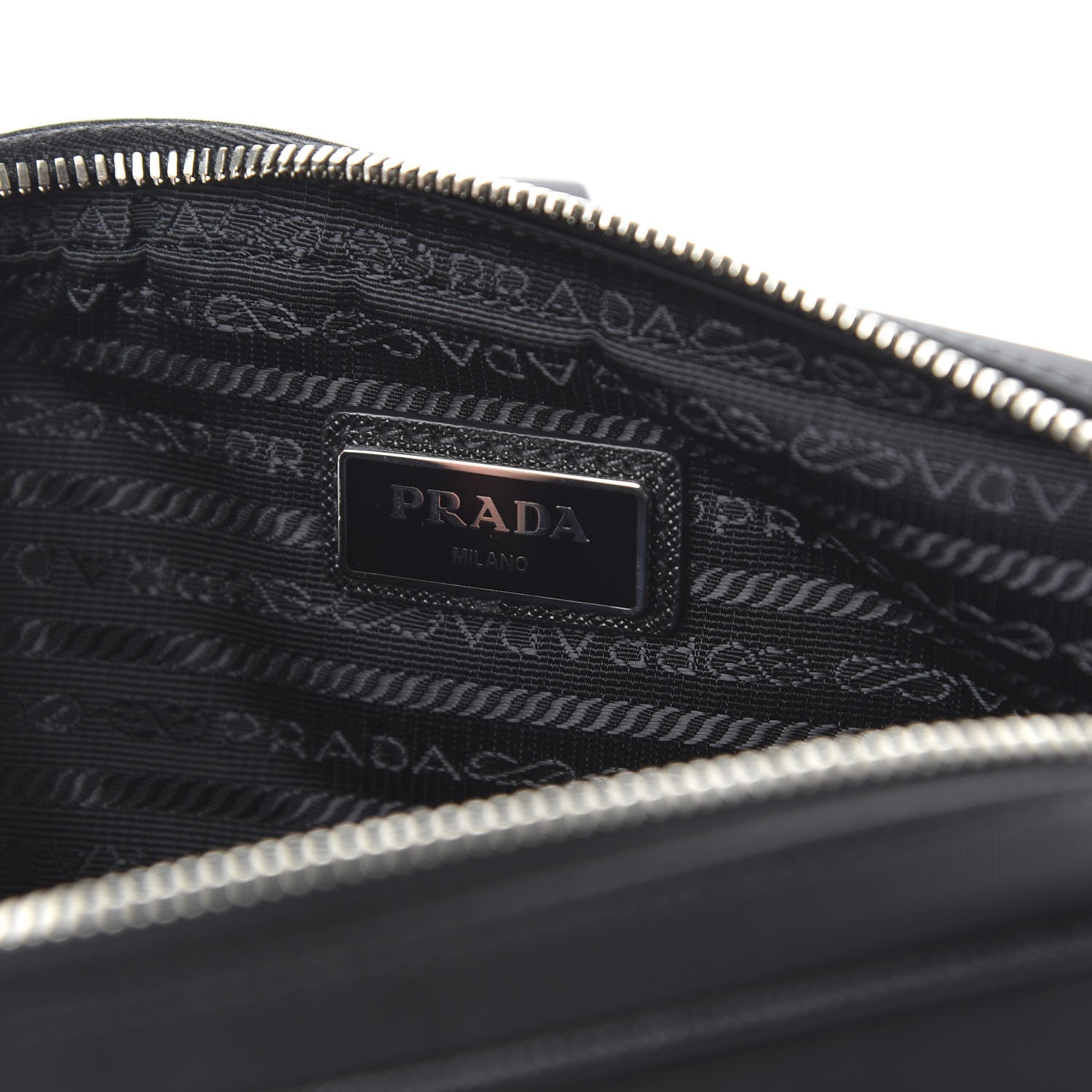 Prada Tessuto Nylon Belt Bag Black 8 of 9