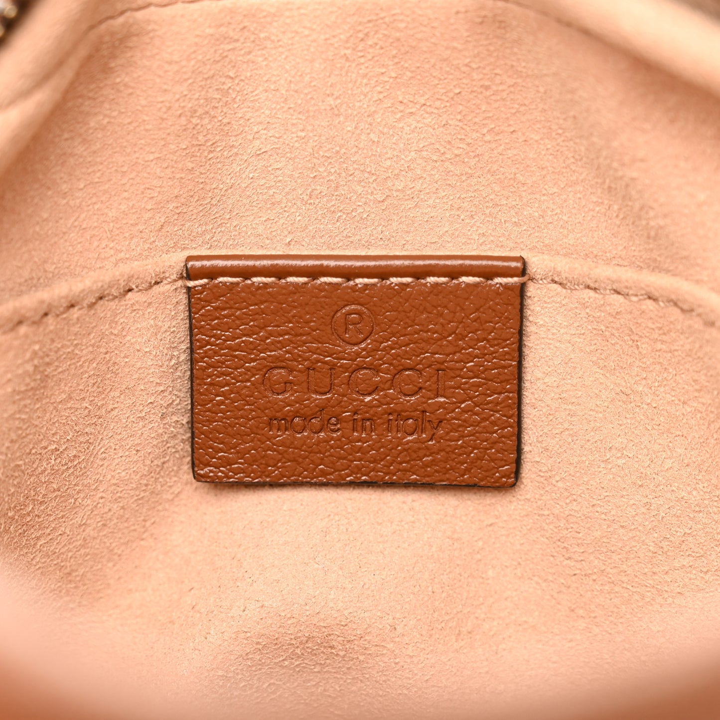 Glazed Calfskin Matelasse Diagonal Small GG Marmont Chain Shoulder Bag Cuir