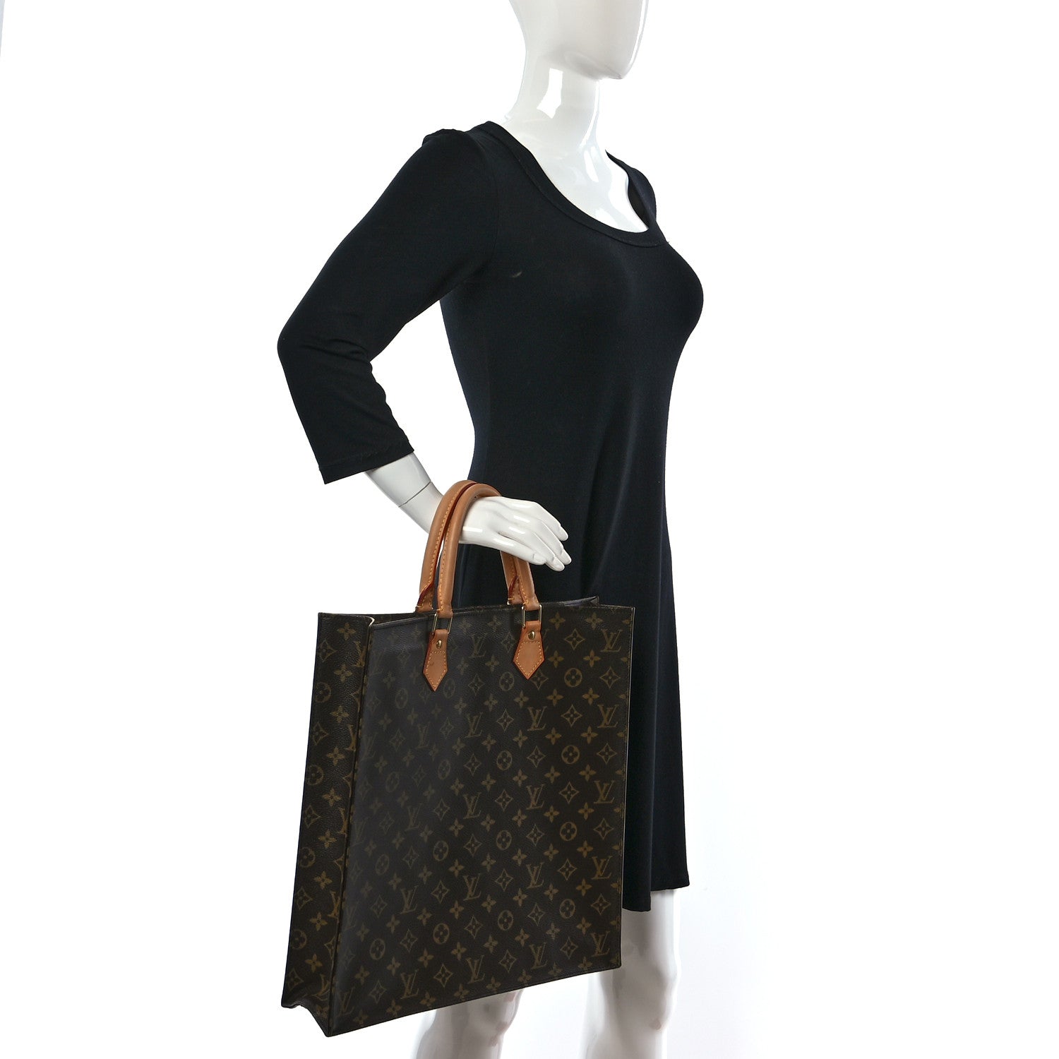 Louis Vuitton Monogram Sac Plat 2 of 11