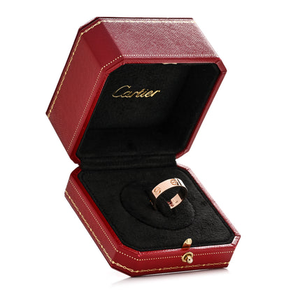 Cartier 18K Pink Gold 5.5mm LOVE Ring 53 6.5 5 of 5