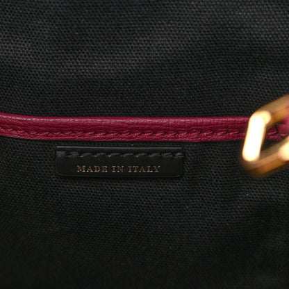 Burberry Grainy Calfskin House Check Small Canterbury Tote Berry Pink 7 of 10