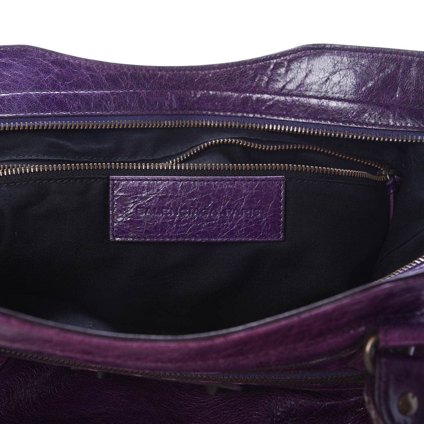Agneau Classic Hardware Step Violet
