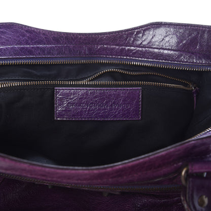Balenciaga Agneau Classic Hardware Step Violet 6 of 8