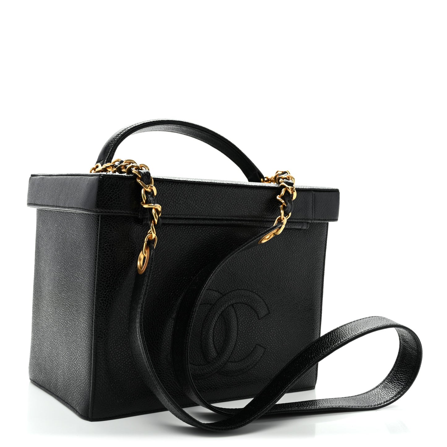Caviar Vanity Train Case Black
