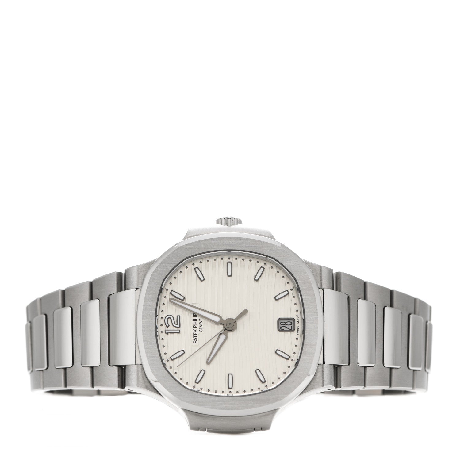 Patek Philippe Stainless Steel 35.2mm Nautilus Automatic Watch White 7118/1A-010 2 of 5
