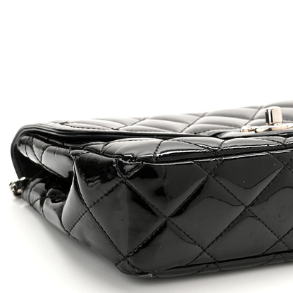 Chanel Patent Quilted Small Coco Shine Flap Black 9 of 12