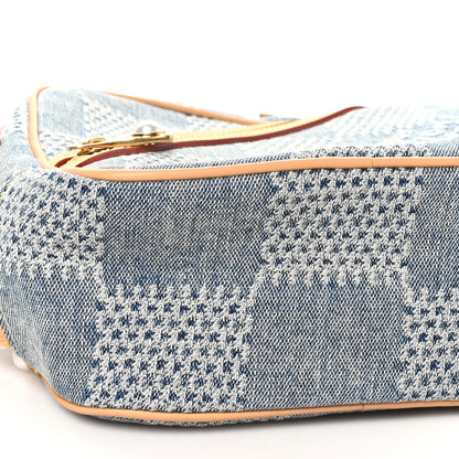 Louis Vuitton Damier Denim 3D Chess Messenger Bleu 8 of 9