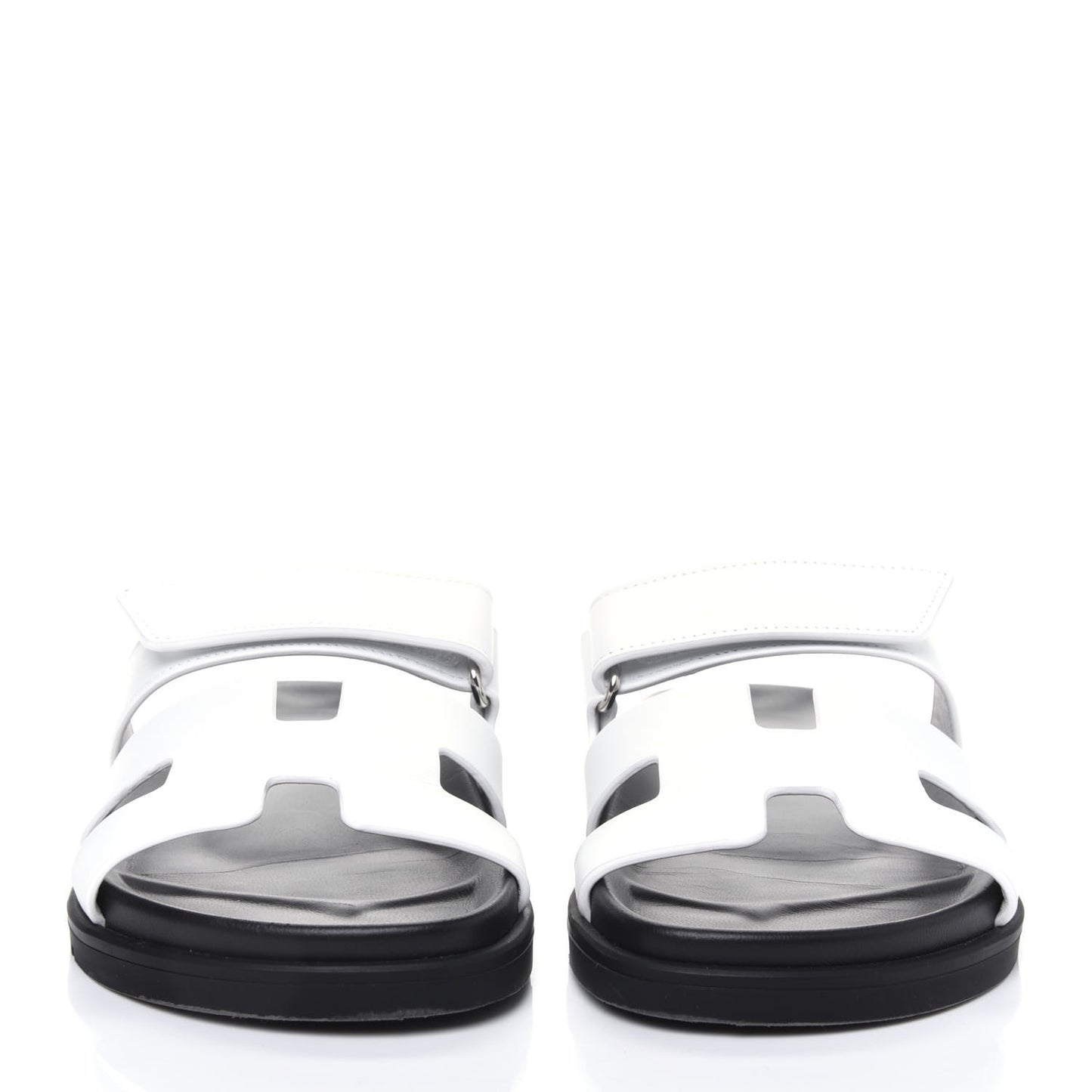 Calfskin Womens Chypre Sandals 37 White